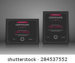 vector certificate template. | Shutterstock .eps vector #284537552