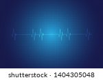 heartbeat with abstract... | Shutterstock .eps vector #1404305048