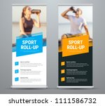 templates of vector white and... | Shutterstock .eps vector #1111586732