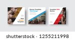 design white square web banners ... | Shutterstock .eps vector #1255211998