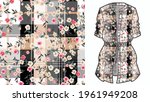 Elegant Floral Pattern In Small ...