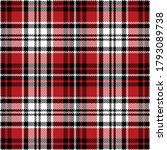 Plaid Pattern In Black  Red ...