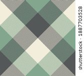 plaid pattern in green  grey ... | Shutterstock .eps vector #1887703528