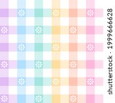 Gingham Check Pattern With...