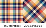 gingham check plaid pattern for ... | Shutterstock .eps vector #2038346918