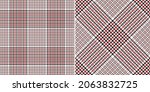 glen check plaid pattern set in ... | Shutterstock .eps vector #2063832725