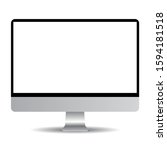 lcd monitor for computer ... | Shutterstock .eps vector #1594181518