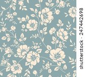 seamless vector floral... | Shutterstock .eps vector #247442698