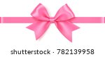 decorative pink bow with... | Shutterstock .eps vector #782139958