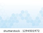 blue polygonal banner. abstract ... | Shutterstock .eps vector #1294501972