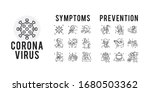 coronavirus symptoms and... | Shutterstock .eps vector #1680503362