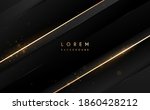 abstract gold and black lines... | Shutterstock .eps vector #1860428212
