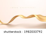 golden ribbon on white... | Shutterstock .eps vector #1982033792