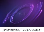 abstract neon light circle... | Shutterstock .eps vector #2017730315