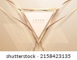 abstract white and gold... | Shutterstock .eps vector #2158423135