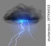 Black Cloud With Lightning