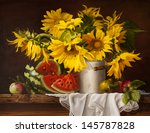  Still Life With Sunflowers And ...