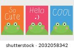 Cute  Happy Frogs Cards...