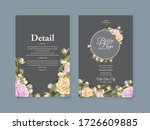 wedding invitation card vector... | Shutterstock .eps vector #1726609885