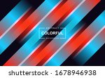 trendy red and blue gradient... | Shutterstock .eps vector #1678946938