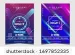 night dance party music layout... | Shutterstock .eps vector #1697852335
