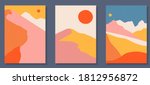 abstract coloful landscape... | Shutterstock .eps vector #1812956872