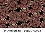 chrysanthemum flower pattern... | Shutterstock . vector #1482076925