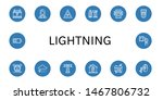 set of lightning icons such as... | Shutterstock .eps vector #1467806732