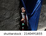 Small photo of Palestinians at the Rafah refugee camp in the southern Gaza Strip, a Palestinians participate in the 46th anniversary of Land Day, on March 29, 2022.