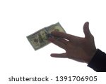 A Person S Hand Holds Us Dollar ...