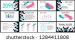 template presentation. pink ... | Shutterstock .eps vector #1284411808