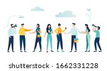 vector colorful illustration of ... | Shutterstock .eps vector #1662331228