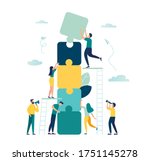 business concept. team metaphor.... | Shutterstock .eps vector #1751145278