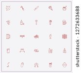 icon set about bar with... | Shutterstock .eps vector #1272633688