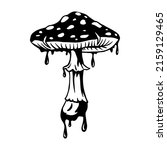 Dripping Mushroom Amanita ...