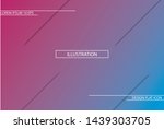 geometric background. dynamic... | Shutterstock .eps vector #1439303705