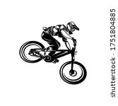 Mountain Bike Downhill Logo...