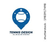 point tennis logo vector...