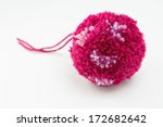 Pom poms, fluffy, decorative ball made from wool