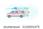 abstract flat medic medical... | Shutterstock .eps vector #2110531475