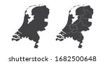 vector set couple black of map... | Shutterstock .eps vector #1682500648