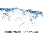 Closeup Of Water Waves Isolated ...
