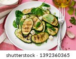 Grilled Zucchini Courgette With ...