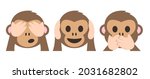 Gandhi's Three Monkeys Emoji...