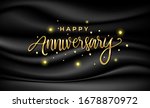 happy anniversary celebration.... | Shutterstock .eps vector #1678870972