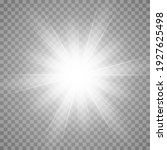 vector glow light effect. star... | Shutterstock .eps vector #1927625498
