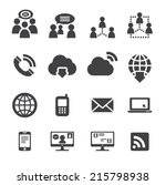 communication icon | Shutterstock .eps vector #215798938