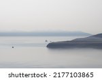 Foggy Seascape. View Of The...