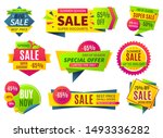 sale banners. price stickers... | Shutterstock . vector #1493336282