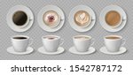 Realistic Coffee Cups. Espresso ...